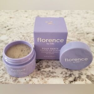 Florence by Mills Pout Party Coffee Lip Scrub .52oz $17 MADE IN KOREA